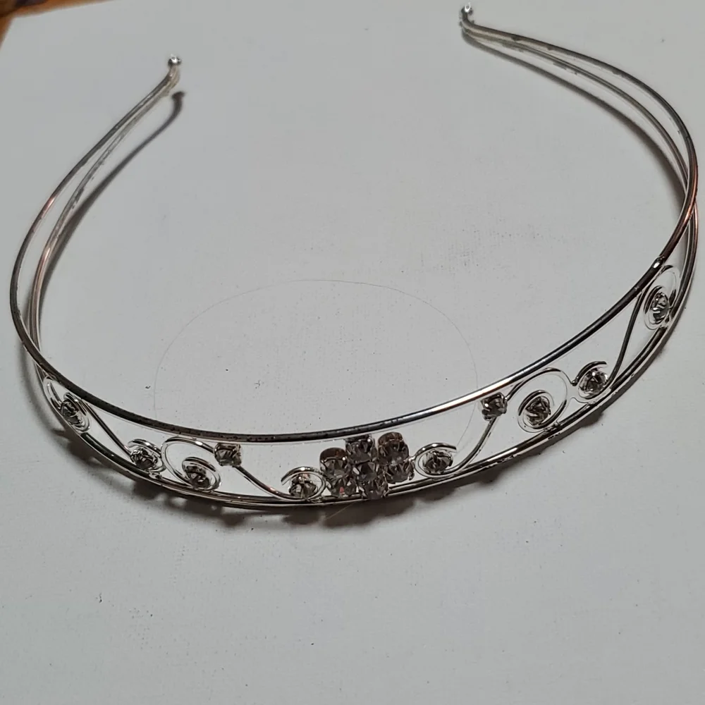 Silver tierra style headband